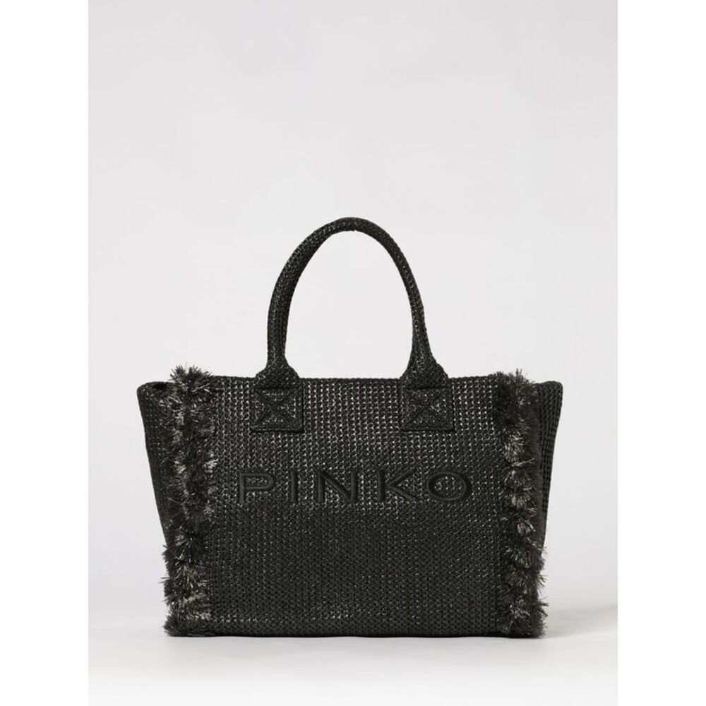 Pinko Women Beach Crocheted Raffia Bag Pinko